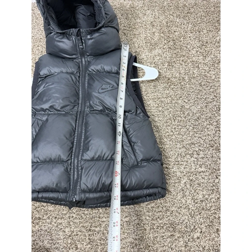 Nike Therma-FIT Repel Hooded Puffer Vest Black Big Kids XS FD2844-010 6-7 Years